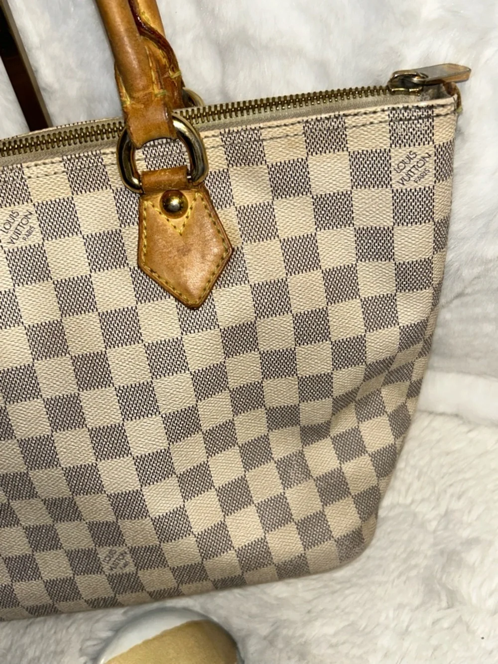 Louis Vuitton‎ Damier Azur Saleya PM
